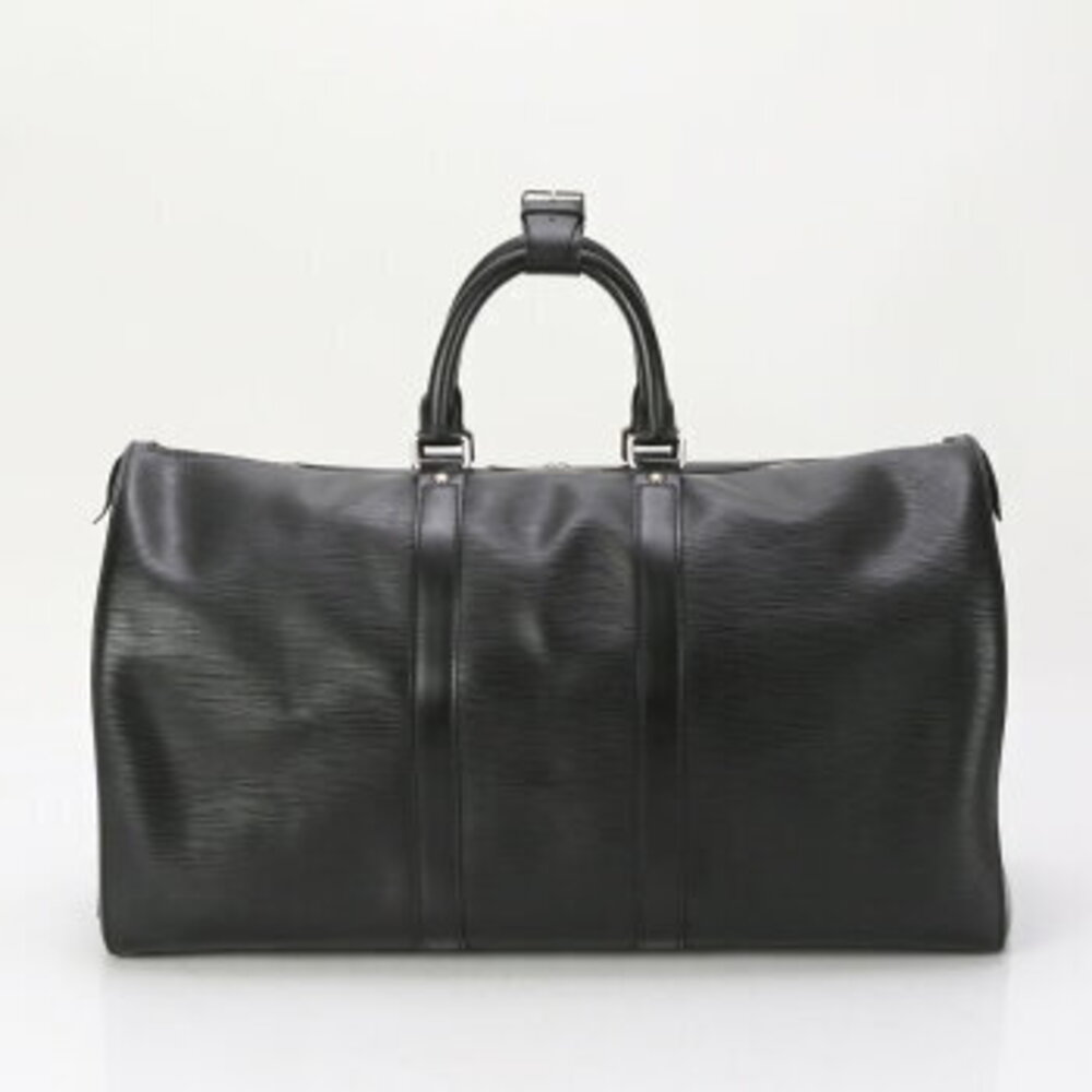 Louis Vuitton Epi Keepall Noir Black Bag Travel Trunk M